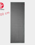 faltbare reise yogamatte naturkauschuk 200 cm grau