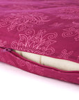 Meditationsmatte Zabuton mit Muster - berry