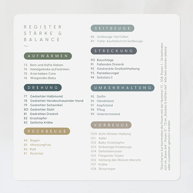 yagom yoga karten set staerke und balance