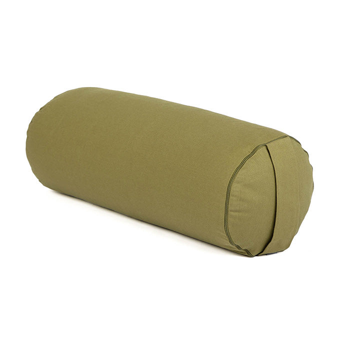 yoga bolster eco lodengruen