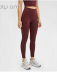 Yoga Leggings Holy Om Amanda - burgundy