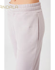 Mandala Natural Dye Track Pants - magnolia
