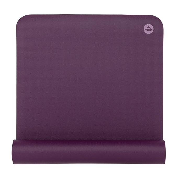 yogamatte naturkautschuk eco rutschfest violett