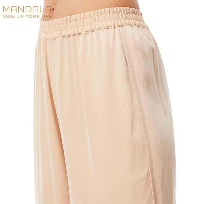 Mandala Tulum Pants aus veganer Seide - raw